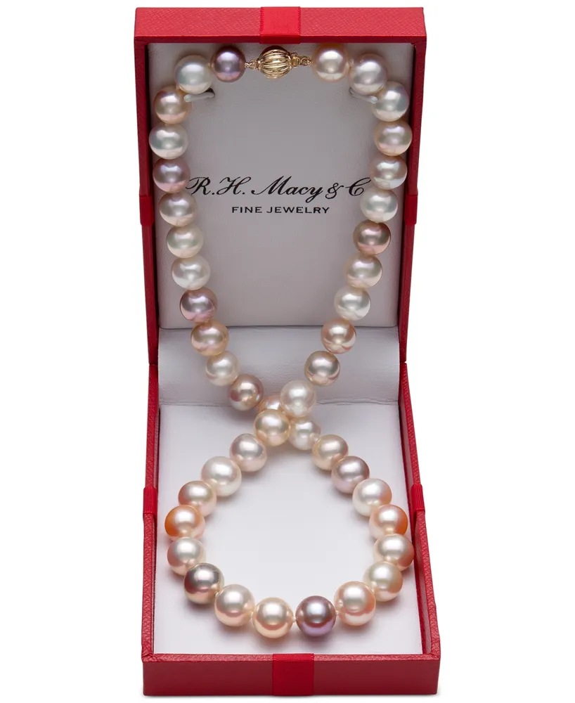 Belle de Mer Cultured Freshwater Pearl (9-1/2mm) Collar 18" Necklace