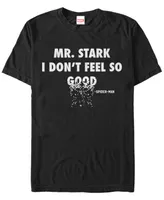 Marvel Men's Avengers Infinity War Spider-Man Quote Mr. Stark Short Sleeve T-Shirt