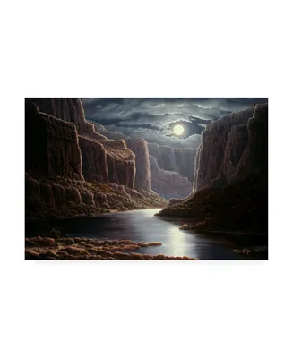 R W Hedge Rise and Shine Canyon Canvas Art