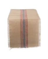 Design Imports Burlap Table Runner 14" x 72"