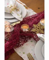 Design Imports Sequin Mesh Table Runner Roll 16" x 10'