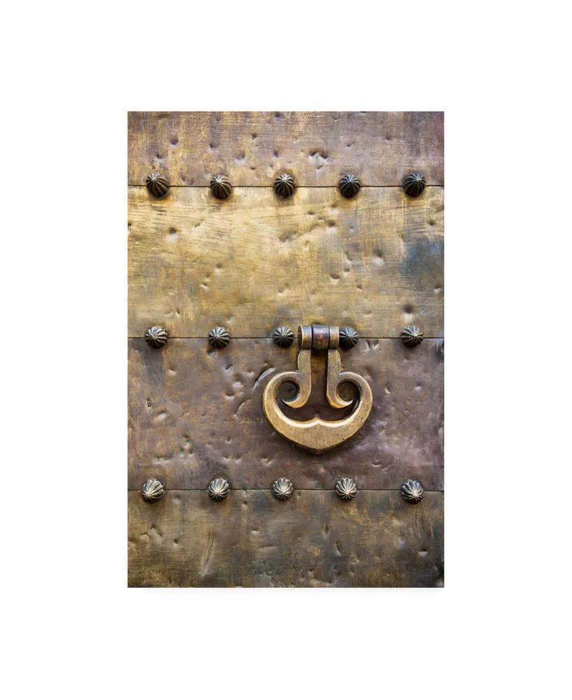 Philippe Hugonnard Made in Spain Door Knocker on Copper Door of the Mezquita in Cordoba Canvas Art