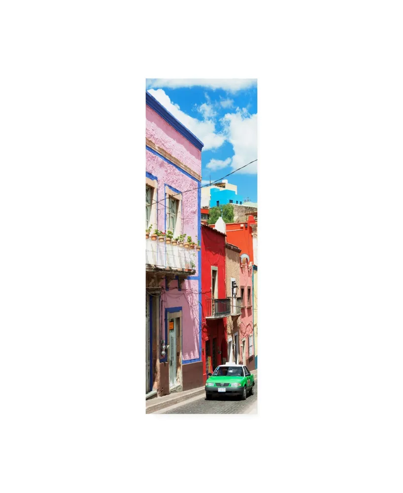 Philippe Hugonnard Viva Mexico 2 Green Taxi Canvas Art