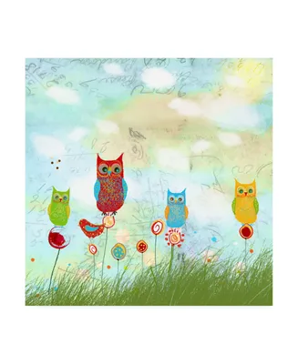 Ingrid Blixt Owl Land Canvas Art - 36.5" x 48"