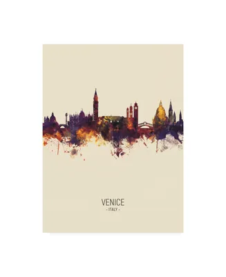 Michael Tompsett Venice Italy Skyline Portrait Iii Canvas Art