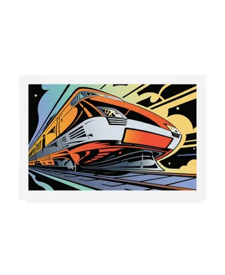 David Chestnutt Train High Speed Canvas Art