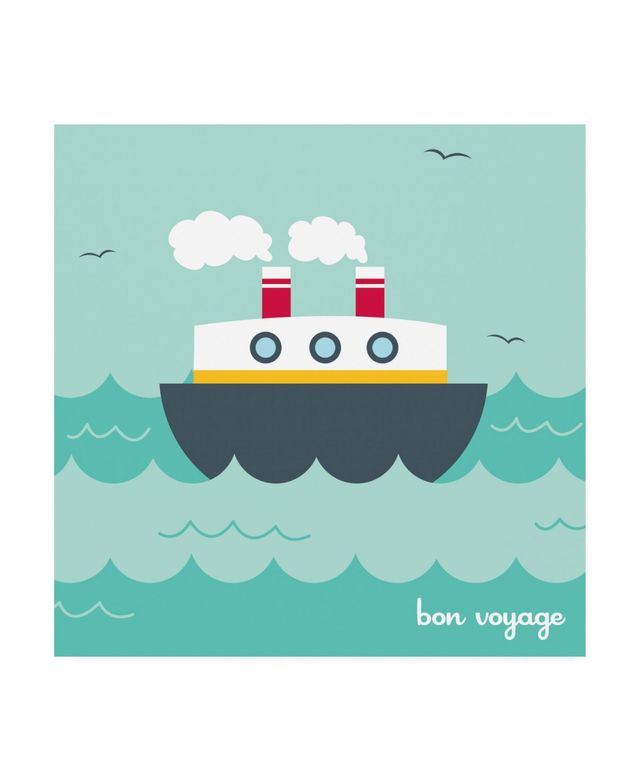 Holli Conger Bon Voyage Cruise Ship Canvas Art