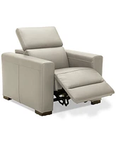 Nevio 39" Leather Power Recliner with Rachet Headrest