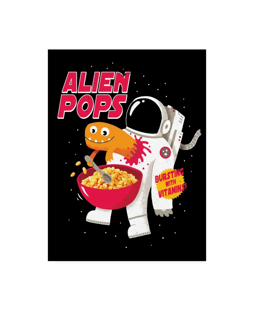 Michael Buxto Alien Pops Canvas Art