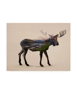 Davies Babies The Alaskan Bull Moose Canvas Art