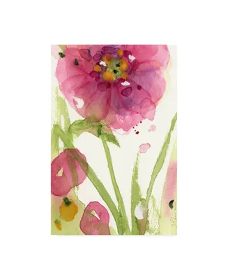 Dawn Derma Pink Wildflower Canvas Art - 19.5" x 26"