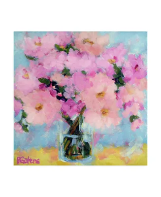 Pamela Gaten Bright Pink Peony Canvas Art - 15.5" x 21"