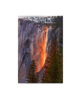 John Gavrili Horsetail Fall Canvas Art - 27" x 33.5"