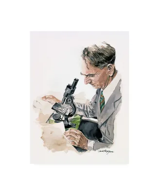 David Lloyd Glover Portrait of George Hardy Canvas Art - 37" x 49"