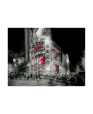 Carmine Chiriaco Street Life in Tokyo Canvas Art - 37" x 49"