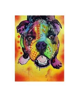 Dean Russo Baby Bulldog Stencil Canvas Art - 15" x 20"