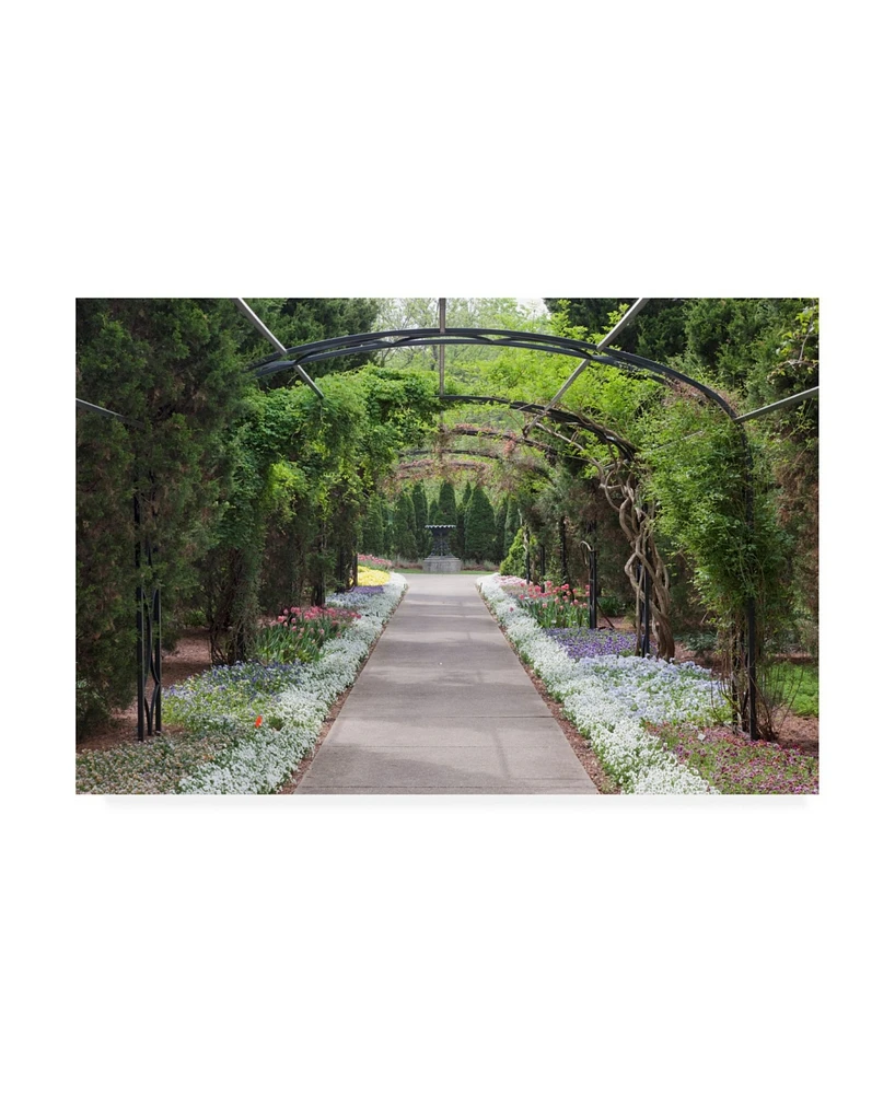 Monte Nagler Archway and Path Nashville Tennessee Canvas Art - 20" x 25"