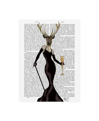 Fab Funky Glamour Deer in Canvas Art