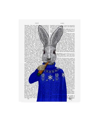 Fab Funky Rabbit in Sweater Canvas Art