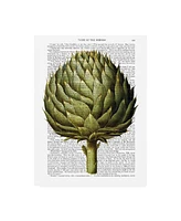 Fab Funky Globe Artichoke Print 2 Canvas Art - 19.5" x 26"