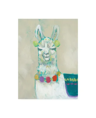 Jennifer Goldberger Llama Fun Ii Canvas Art