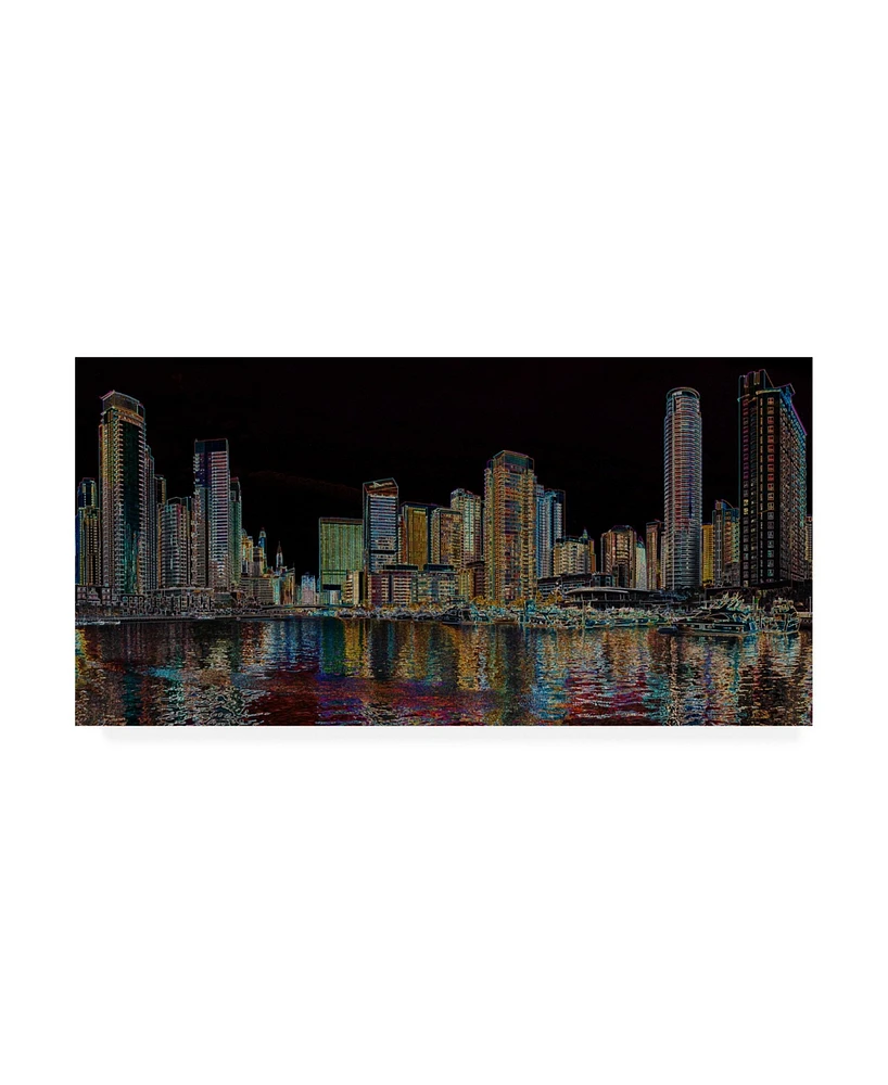 Ellicia Amando Boston Glowing Canvas Art