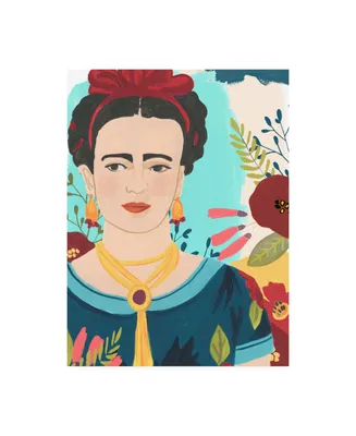 June Erica Vess Frida's Garden I Canvas Art