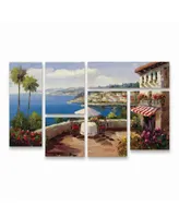 Rio Italian Afternoon Multi Panel Art Set 6 Piece - 49" x 19"