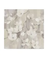 Albena Hristova Magnolias in Spring Ii Neutral Canvas Art - 15" x 20"