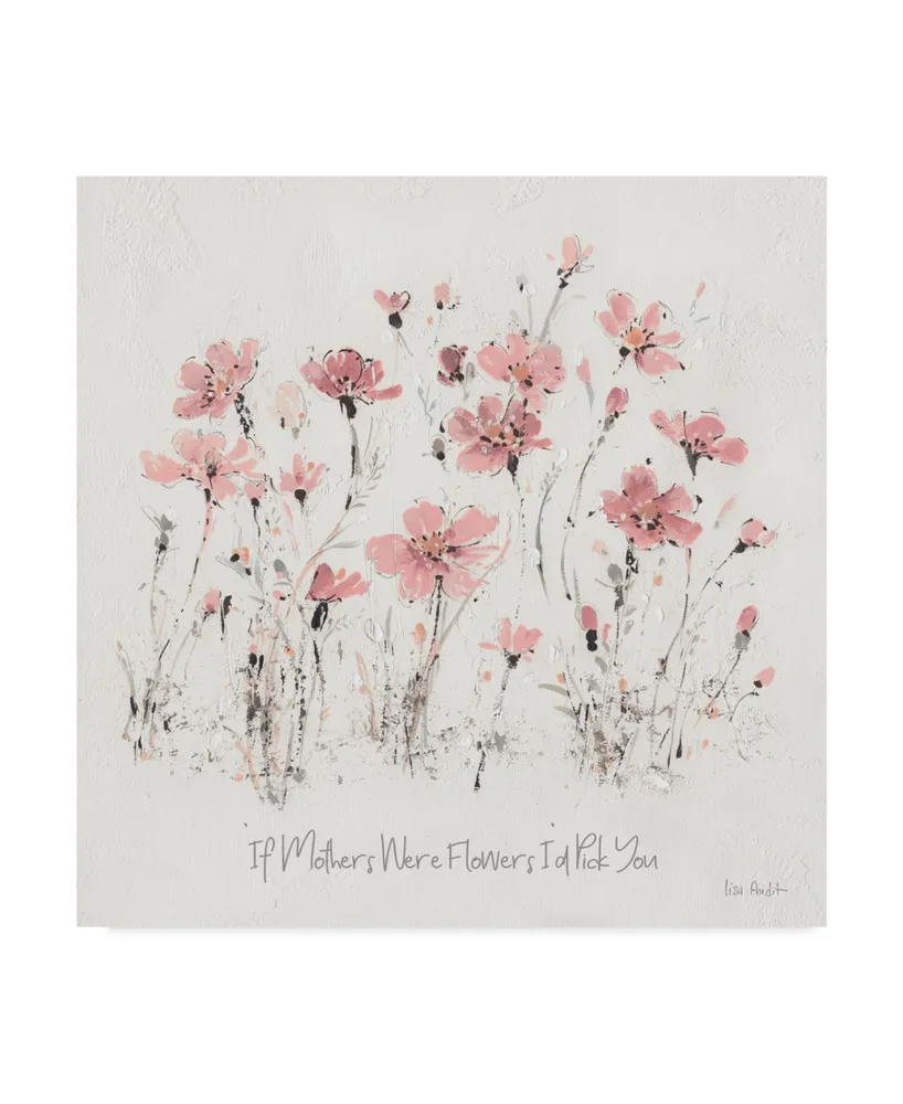 Lisa Audit Wildflowers Iii Pink Mothers Canvas Art