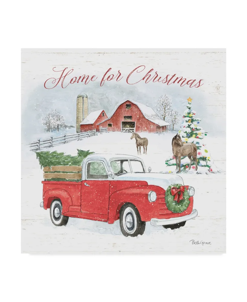 Beth Grove Farmhouse Holidays Vii Canvas Art - 15" x 20"