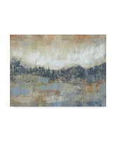 Jennifer Goldberger Cool Grey Horizon I Canvas Art - 20" x 25"