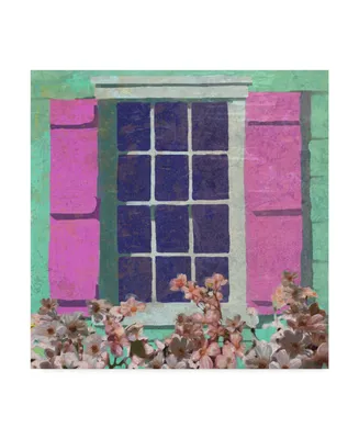 Rick Novak Window Floral Ii Canvas Art - 27" x 33"