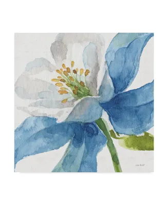 Lisa Audit Blue and Green Garden Vi Canvas Art - 15" x 20"