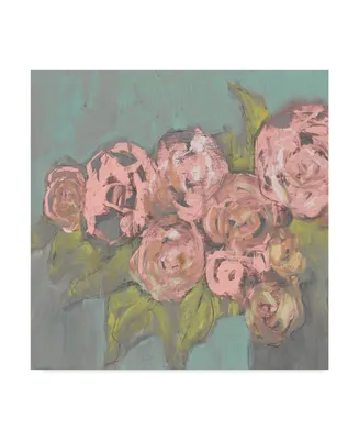 Jennifer Goldberger Blush Pink Flowers I Canvas Art