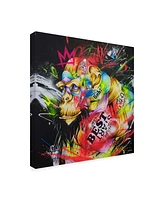 Taka Sudo Samurai Chimp Canvas Art - 36.5" x 48"