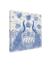 Miranda Thomas Peacock Garden Vi Canvas Art - 15" x 20"