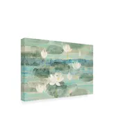 Albena Hristova Water Lilies Bright Floral Canvas Art