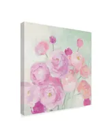 Julia Purinton Soft Ranunculus Canvas Art - 15" x 20"