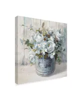 Danhui Nai Garden Blooms I Blue Crop Canvas Art