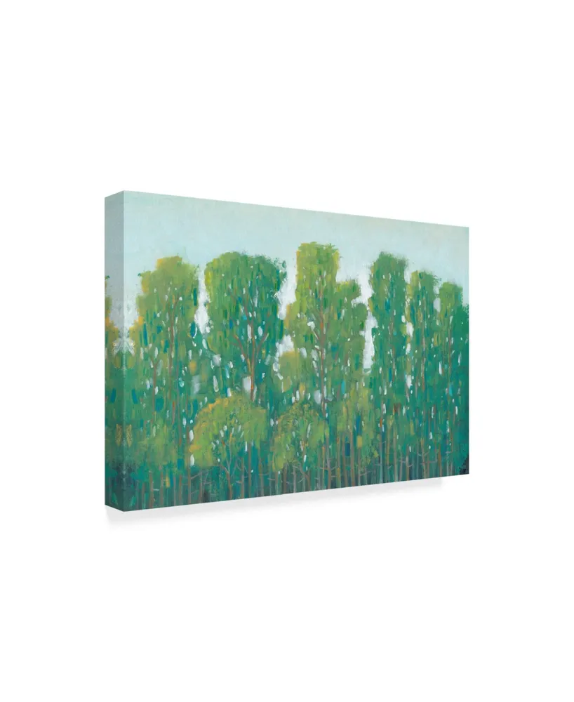 Tim Otoole Forest Green I Canvas Art