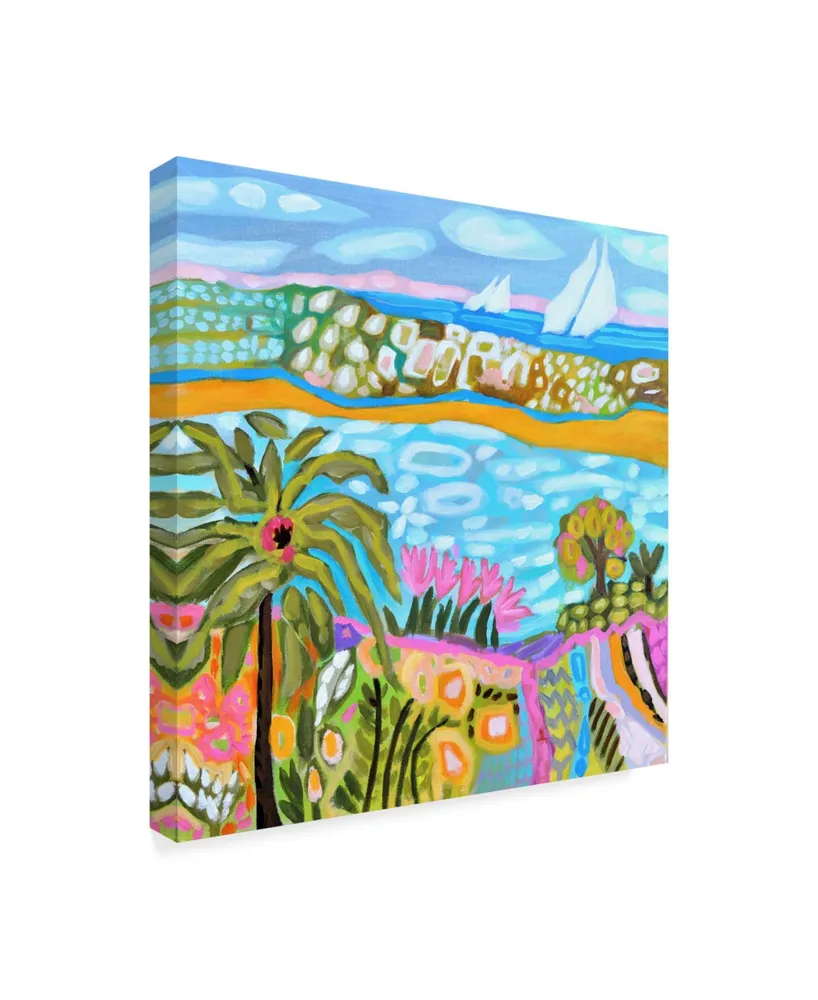 Karen Fields Palm Retreat Canvas Art