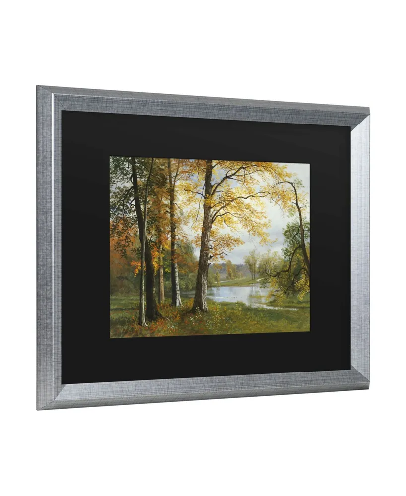Albert Bierstadt A Quiet Lake Matted Framed Art