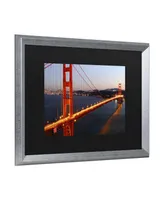 Pierre Leclerc Golden Gate Sf Matted Framed Art - 20" x 25"