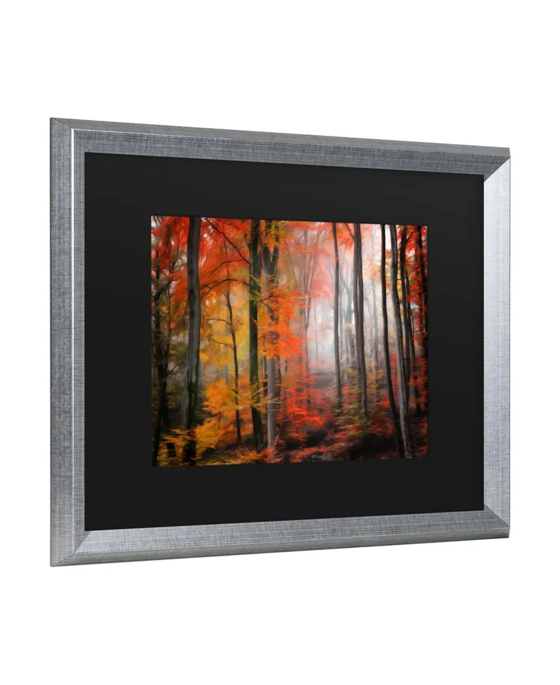 Philippe Sainte-Laudy Wildly Red Matted Framed Art