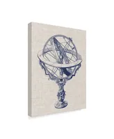 Vision Studio Armillary Sphere on Linen Ii Canvas Art - 15" x 20"