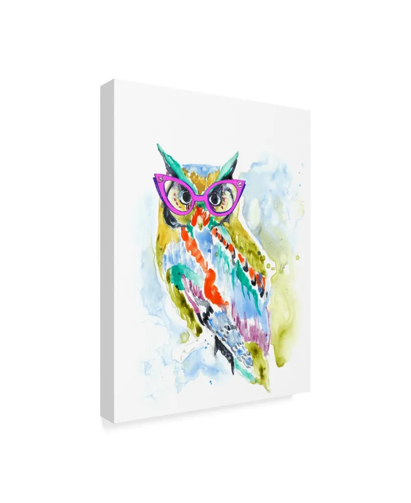 Jennifer Goldberger Smarty Pants Owl Canvas Art