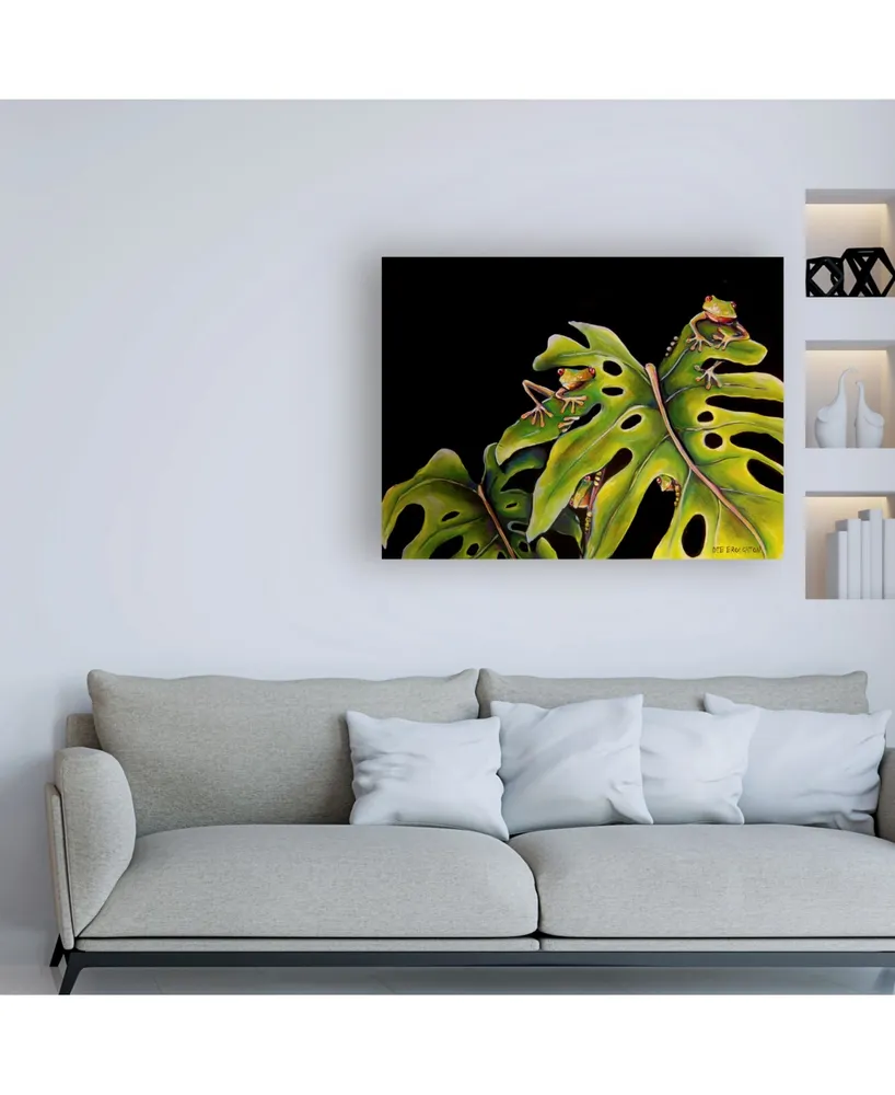 Deborah Broughton Frog Monster Double Date Canvas Art