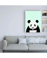 Barruf Cute Panda Canvas Art - 36.5" x 48"