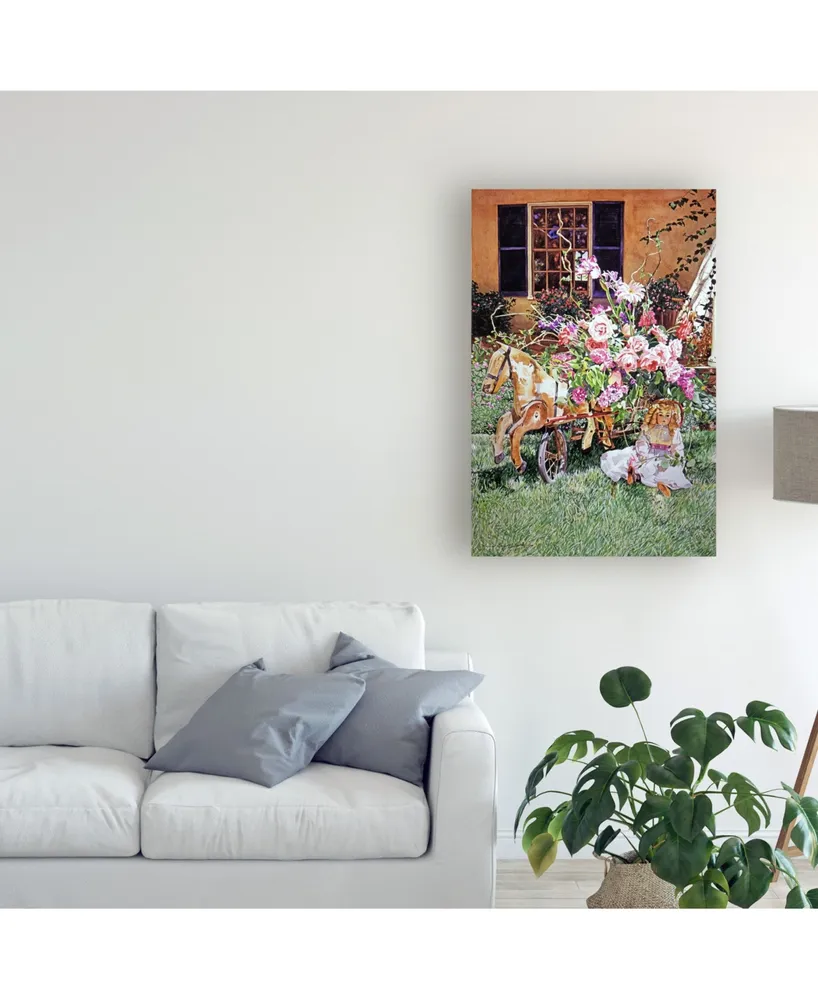 David Lloyd Glover Rose Garden Party Canvas Art